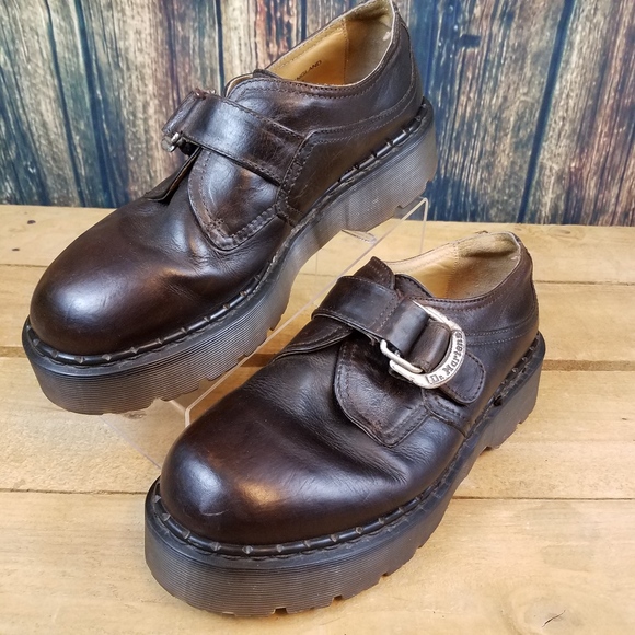 doc martens buckle shoes